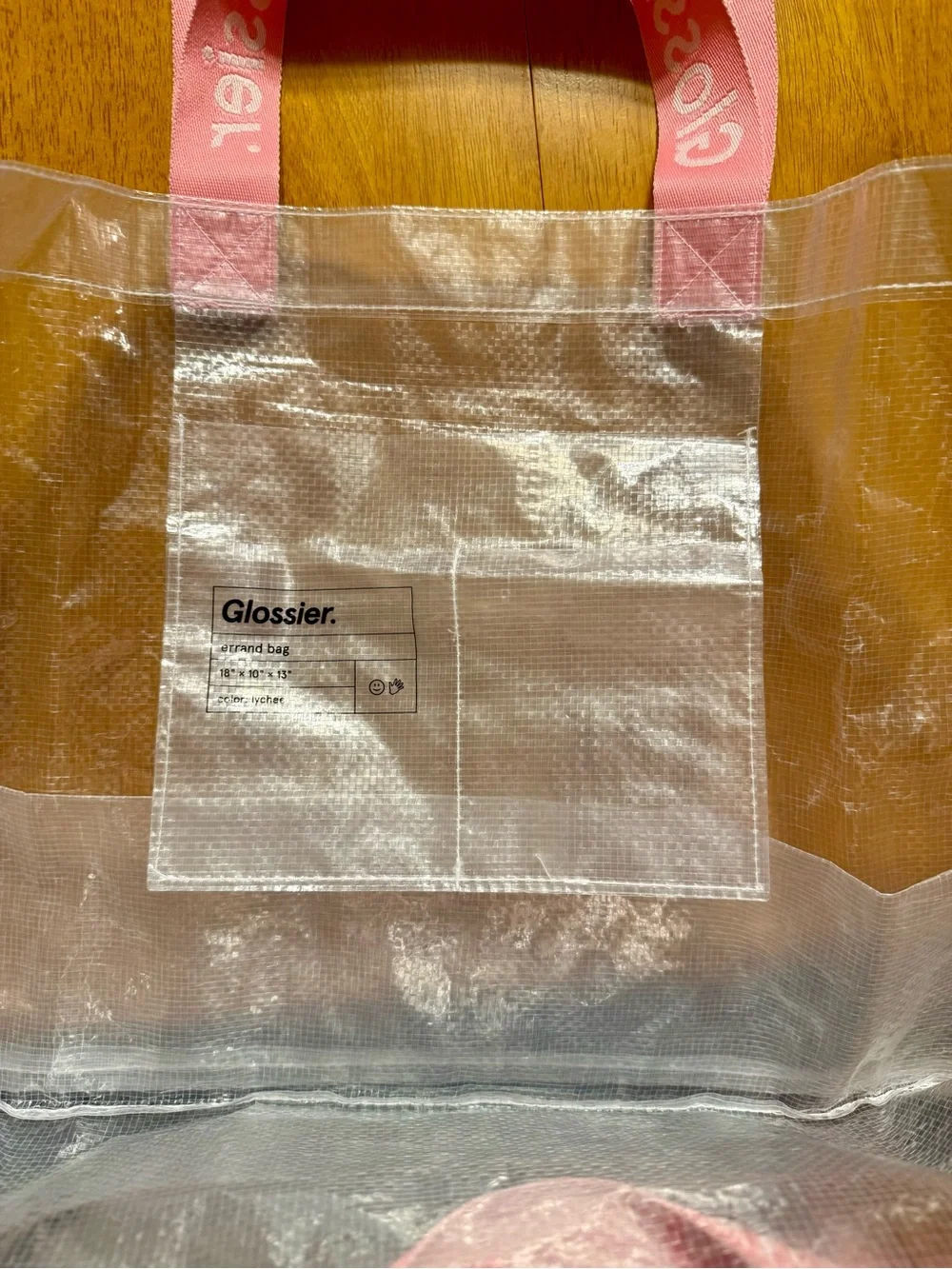 New, Glossier Errand Tote Bag, Pink Capsule Collection, Limited Edition